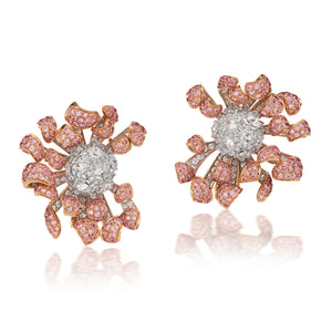 
                
                    Load image into Gallery viewer, PINK CHRYS EARRINGS
                
            